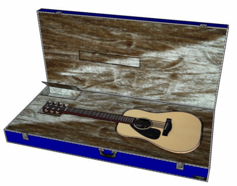 ANVIL ATA MI-121 Case for Acoustic Guitar - Custom Configured